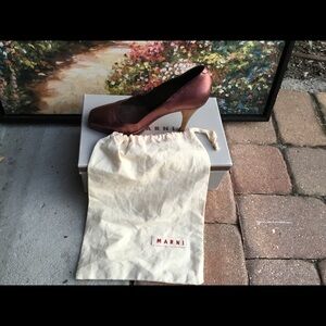 Marni LUXURY‎ WOODEN HEELS SHOES